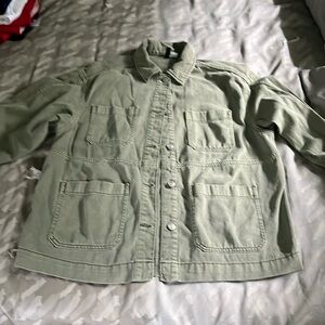 Divided - oversized cotton jacket, looks great with jeans